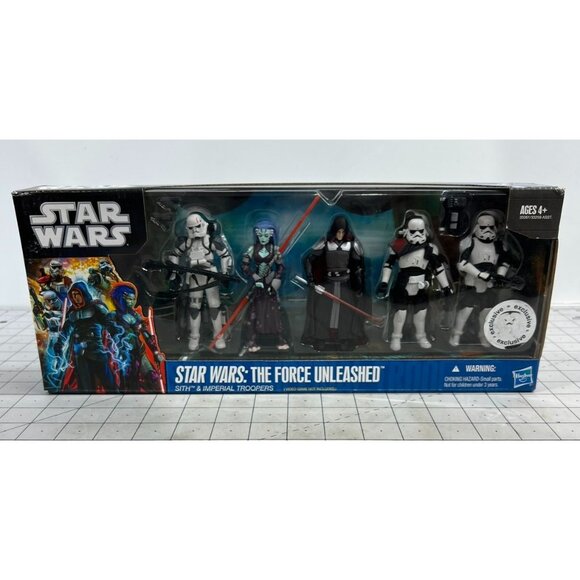 Star Wars The Force Unleashed Sith & Imperial Troopers Action Figures Hasbro Exc - Picture 1 of 10